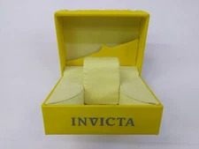 INVICTA Authentic Yellow Watch Box Storage Case Presentation Display LARGE