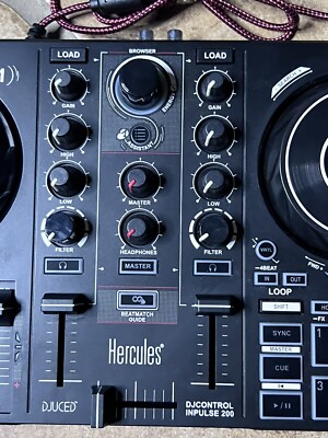 Black Hercules DJControl Inpulse 200 - START EASY become a DJ