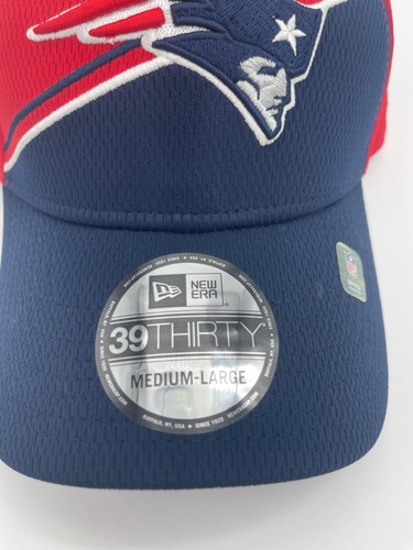 New England Patriots New Era 39THIRTY Flex Cap Hat Medium - Large NWT - Picture 12 of 14