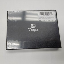 Mens Wallet RFID Safe Minimalist Front Pocket Leather Thin Card Case Tinya