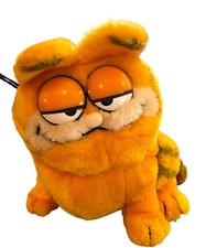 Vintage 1981 Dakin Garfield Fat Cat Sitting Plush Stuffed Animal HTF 10  