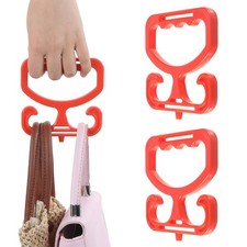 Grocery Bag Holder for Plastic Bags, 2Pcs Lightweight Grocery Bag Carrier Com...