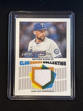 🔥Nathan Eovaldi 2026 Topps Heritage Clubhouse Collection Game-Used Relic
