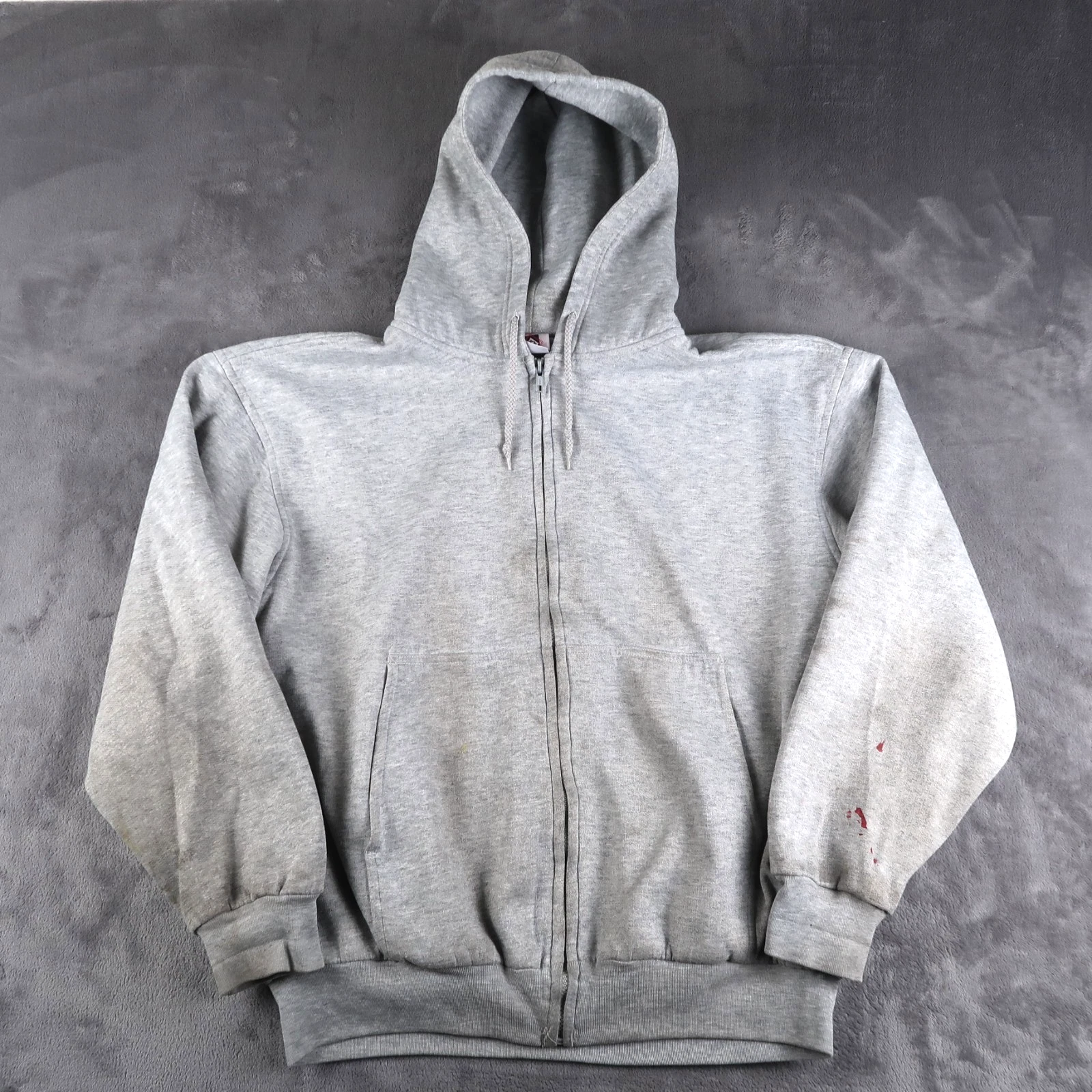 Vintage 90s Thermal Lined Zip Up Hoodie Gray Adult Size XL XLarge
Opens in a new window or tab