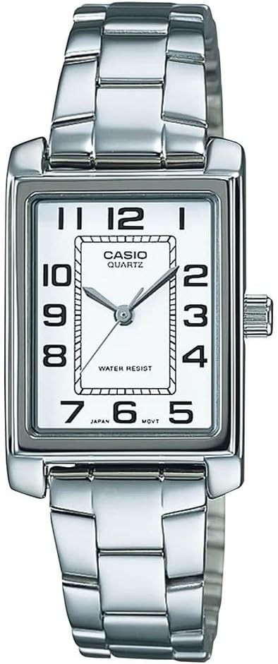 Montre Casio LTP-1234PD-7BEG montre femme quartz étanche argentée à aiguilles