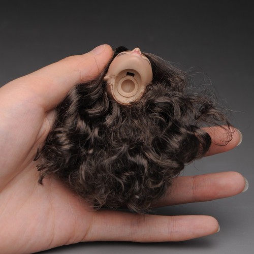 YMTOYS YMT029B 1/6 Girl Head Sculpt Brown Curly Hair For 12in Female TBL Figure - Picture 12 of 12