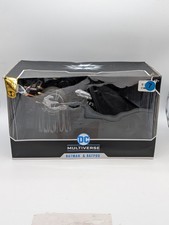 DC Multiverse Batman & Batpod The Dark Knight Rises Gold Label 7  Mcfarlane New