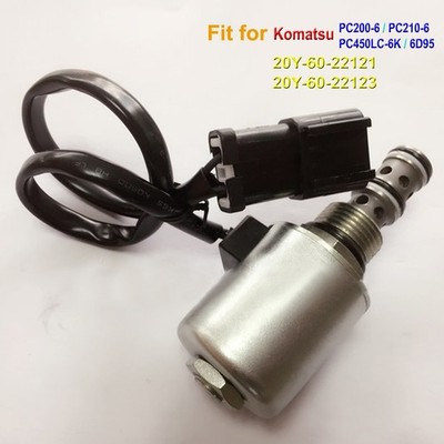 20Y-60-22121 Rotating Solenoid Valve for   PC200-6 PC210-6 6D95 PC450LC-6K *pt