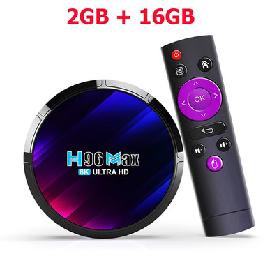 H96 MAX RK3528 Android 13 Smart TV Box Quad Core 4G 64GB 32GB 4K 8K Wifi6 2.4G&5