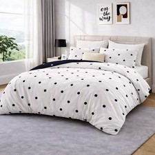 Luxury Reversible Floral Duvet Quilt Cover Bedding Set Single Double King Size 