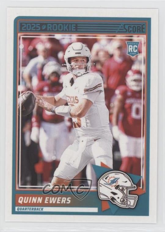 2025 Score Rookies Quinn Ewers #75 1n4k