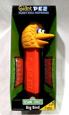 GIANT SESAME STREET BIG BIRD MUSICAL PEZ DISPENSER - 12" TALL - NEW IN BOX