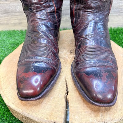 Dan Post Dark Brown Cowboy Western Boots- Style 6683 Dan Post | Shoes | Dan Post Style 6683 Cordovan Western  main image 2