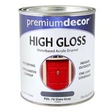 True Value Company PDL70-QT PDL Slat Grey Enamel, 1 quart