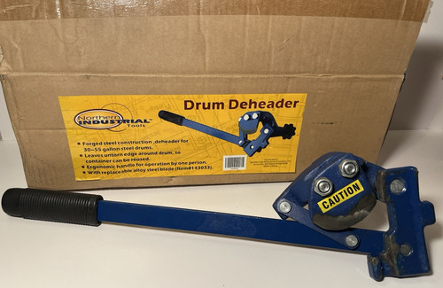 STEEL BARREL DRUM Deheader Lid Opener HAND CUTTER Tool Northern Industrial