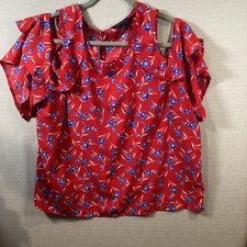 Tommy Hilfiger Women’s Size XXL Cut Out Sleeve Top