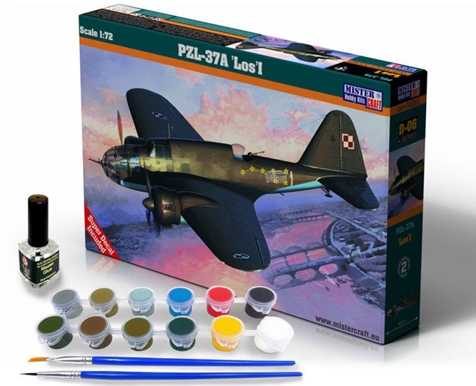 Mistercraft SD-06 - 1:72 PZL P-37A Los I Super Set - New
