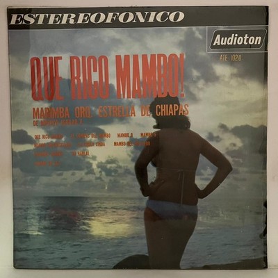 MARIMBA ORQUESTA ESTRELLA DE CHIAPAS -QUE RICO MAMBO- 1973 MEXICAN LP SEXY COVER