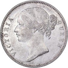 [#1507323] East India Company, Victoria, 1 Rupee, 1840, Silver, MS(60-62), KM:45
