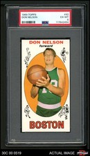 1969 Topps #82 Don Nelson Celtics RC HOF Iowa PSA 6 - EX/MT