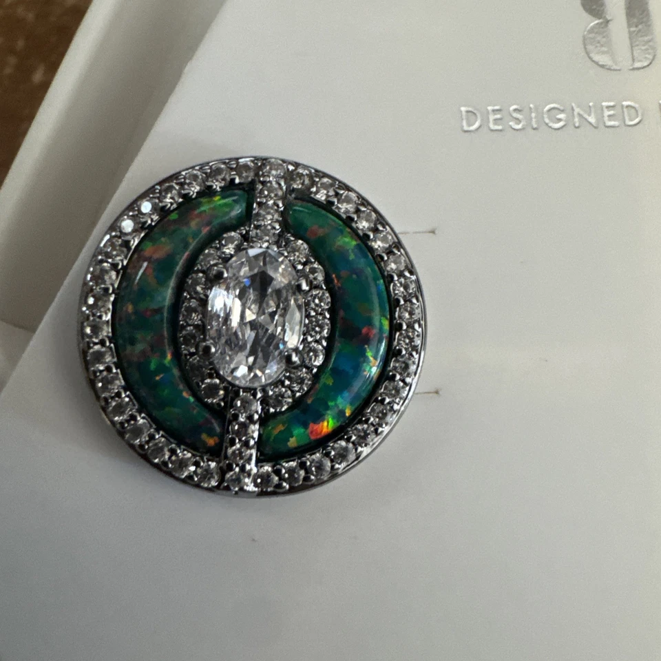 БОМБА ВЕЧЕРИНКИ ОКТЯБРЯ 2025 СЕРЬГИ ШЕПОТ МНЕ ГРОМЧЕ БИРЮЗОВЫЙ ОГОНЬ ОПАЛ ER56657 - Изображение 2 из 4