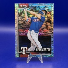2026 Topps Series 1 Celebration Evan Carter Opening Day Foil #110 Texas Rangers