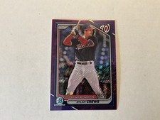 2024 Bowman Chrome Prospects Dylan Crews #BCP-193 Purple Refractor 202/250 (RC)