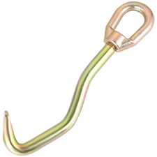 Auto Body Pulling C-clamp Frame Puller Hook 2000kg 360 Swivel Gold Alloy Steel