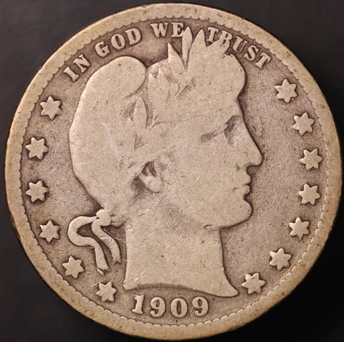 1909 O BARBER QUARTER FRESH FROM AN OLD COLLECTION | LOT BB-802
