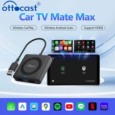 Car TV Mate Pro C4 Car Accessories Wireless CarPlay Android Auto Adapter Video C