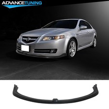 For 07-08 Acura Tl Base Sedan 4dr Cs Style Unpainted Front Bumper Lip Spoiler Pu