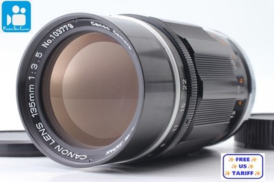 [MINT] Canon 135mm F3.5 Chrome Lens Leica Screw Mount LTM From JAPAN
