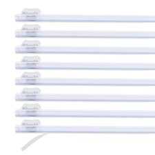 8pcs Plastic Wrap Cutter, 19in Plastic Wrap Slide Cutter Self Adhesive, White