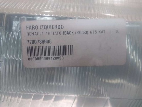 7700786605 headlamp left side for RENAULT 19 HATCHBACK (B C53) GTS KAT 498765 - Bild 3 von 3
