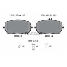 Satz Bremsbeläge Bremsklötze vorne für Mercedes GLE C167 V167 GLS X167 id8796 Satz Bremsbeläge Bremsklötze vorne für Mercedes GLE C167 V167 GLS X167 id8796