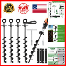 Ground Anchors Heavy Duty 4 Pack Trampoline Stake Kit Alloy Steel with Straps