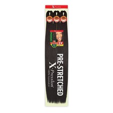 Outre Braids X-Pression Kanekalon 3X Pre Stretched Ultra Braid Off Black 1B