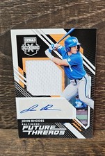2021 Panini Elite Extra Edition - Future Threads Signatures John Rhodes #FTS-JR