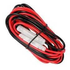 For ICOM Power Cord Black And Red Color Built-in Fuse Maximum Power 13.8V