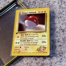 1st Edition Lt. Surge's Voltorb 084/132 | LP++ VERY CLEAN | 95 WOTC Era TCG Card