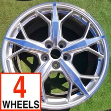 4 Factory Chevrolet Corvette Wheels Trident Stingray C8 Oem 2020-2026 Two-tone