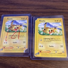 Pikachu 124/165 Expedition Base Set Regular on eBay