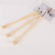 3 Pack Bamboo Back Scratcher Long Reach Handle Wooden Scratcher Massager Tool
