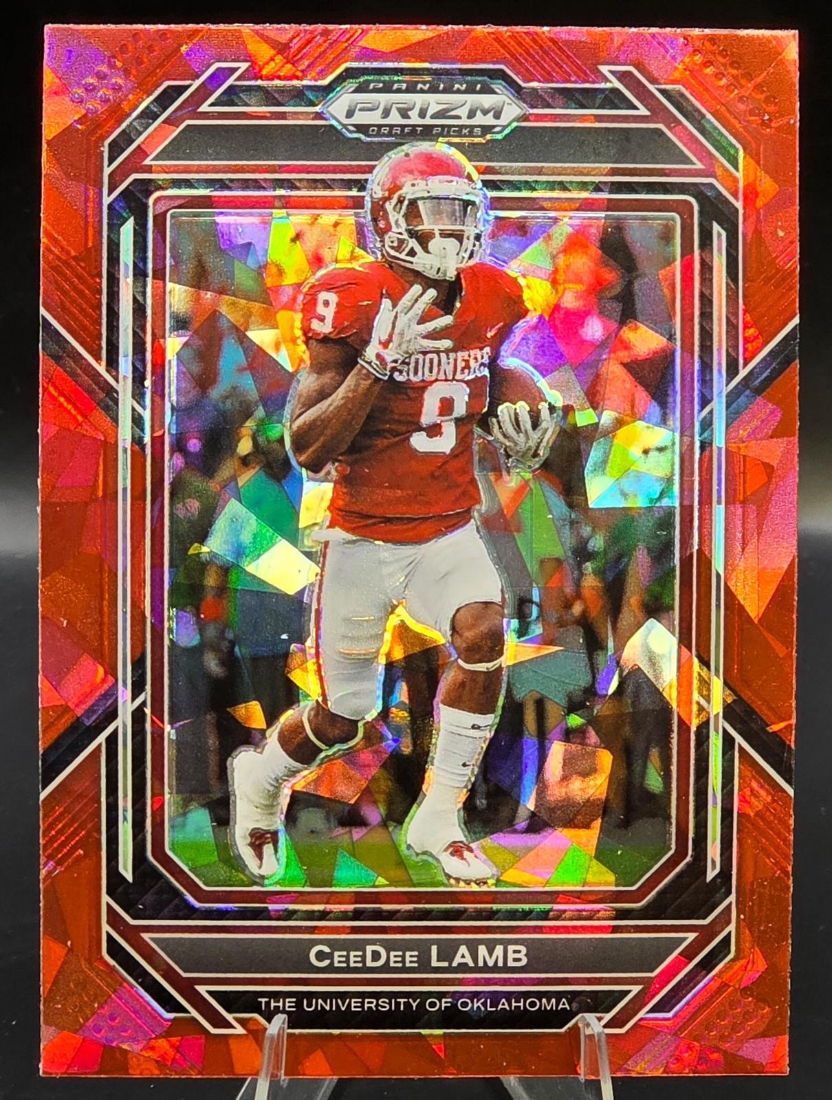 2023 Panini Prizm Draft Picks #13 CeeDee Lamb Prizm Red Ice