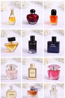 Mini Designer Perfumes Lot 12 pcs Chanel Dior Gucci Versace  Amani Mixed Travel