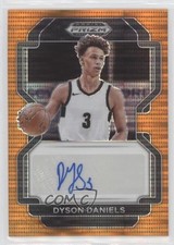 2022-23 Panini Prizm Draft Picks Orange Pulsar 42/49 Dyson Daniels Auto 09r5