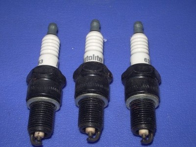 Lot Of 3 Autolite Candles Autolite 63