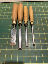4 no. Marples Bevel Edge Wood Working Chisels Nice Graduated Set