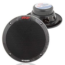 6.5 Inch Dual Marine Speakers - 2 Way Waterproof and Weather Resistant Outdoor