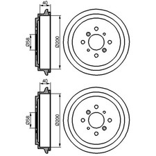 Tambour de frein Suzuki BALENO